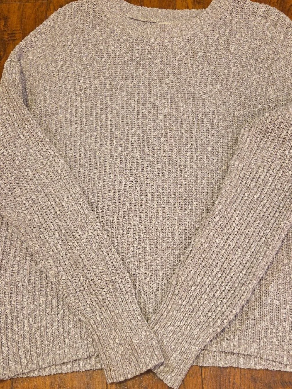 Universal Thread Women's Crewneck Sweater - Taupe Beige - Picture 4 of 7